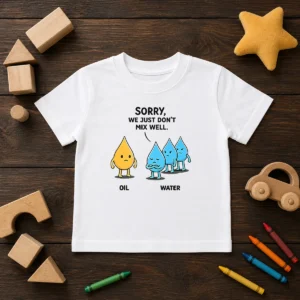 Pretty Sorry We Just Don'T Mix Well Geek Kids T-Shirt