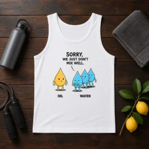 Pretty Sorry We Just Don'T Mix Well Geek Tank Top