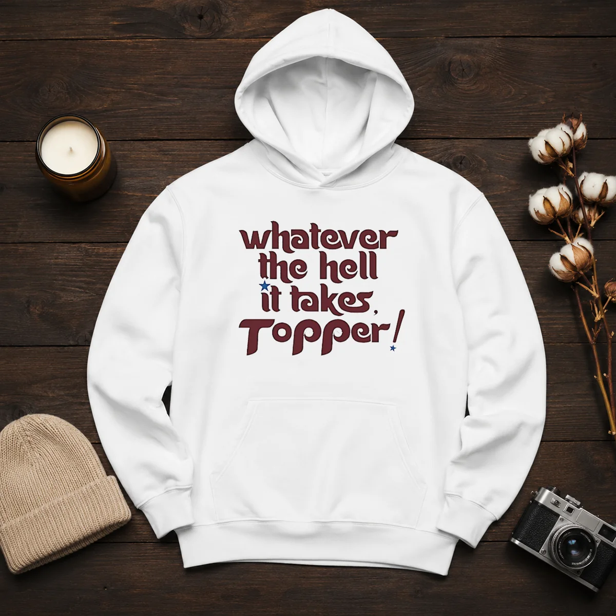 Pretty Whatever The Hell It Takes Topper Inspirational Hoodie