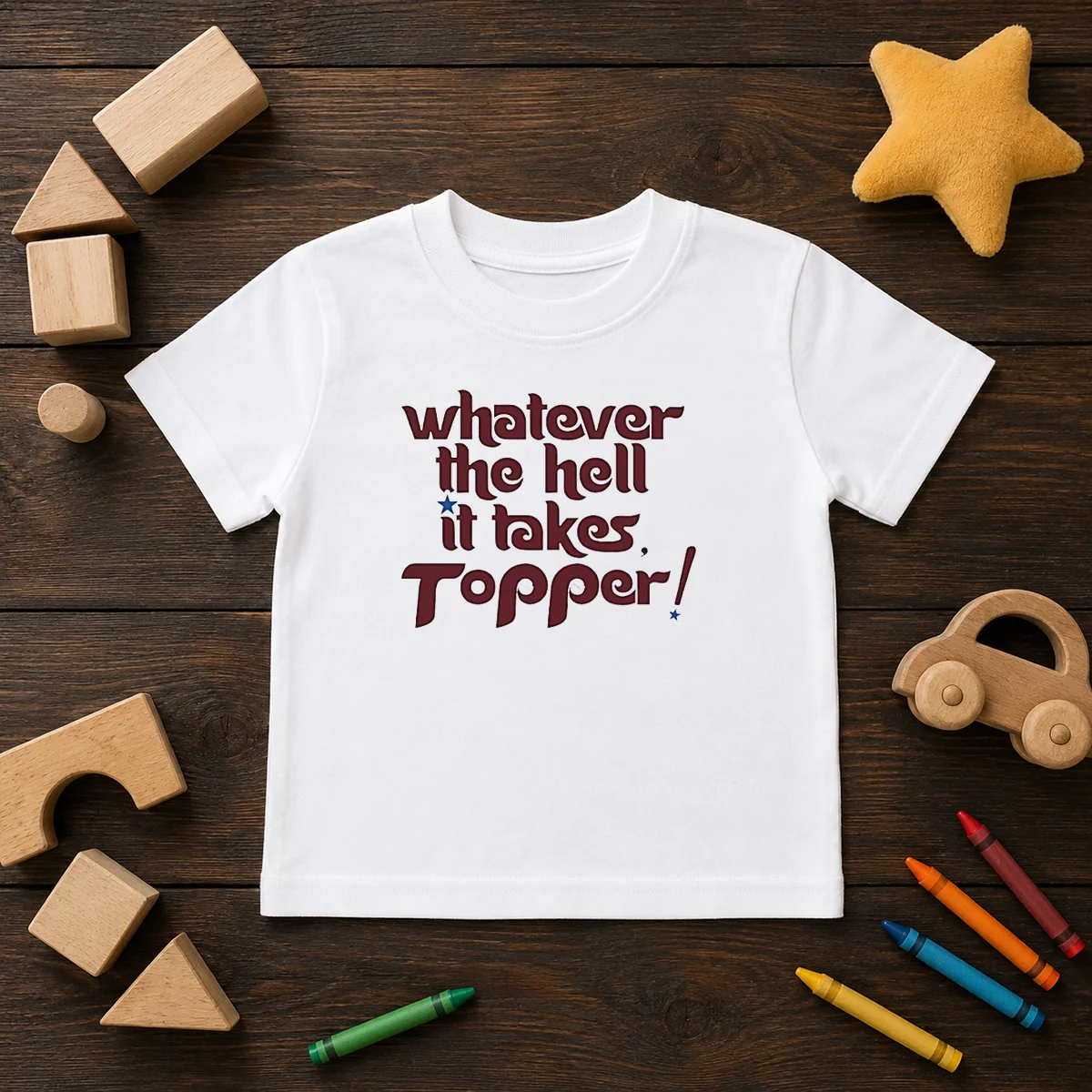 Pretty Whatever The Hell It Takes Topper Inspirational Kids T-Shirt