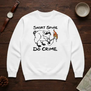 Top Raccoon Short Spine Do Crime Sweater