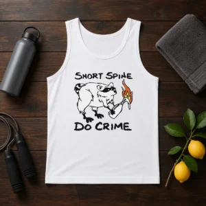 Top Raccoon Short Spine Do Crime Tank Top